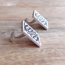 Load image into Gallery viewer, NEBULA STAR, Sterling Silver Cufflinks