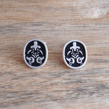 Load image into Gallery viewer, SASSANID ROYAL STAMP, Sterling Silver Cuff Links