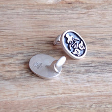 Load image into Gallery viewer, SASSANID ROYAL STAMP, Sterling Silver Cuff Links