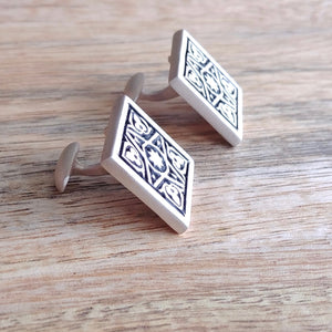 FOUR GARDENS, Sterling Silver Cufflinks