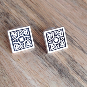 FOUR GARDENS, Sterling Silver Cufflinks