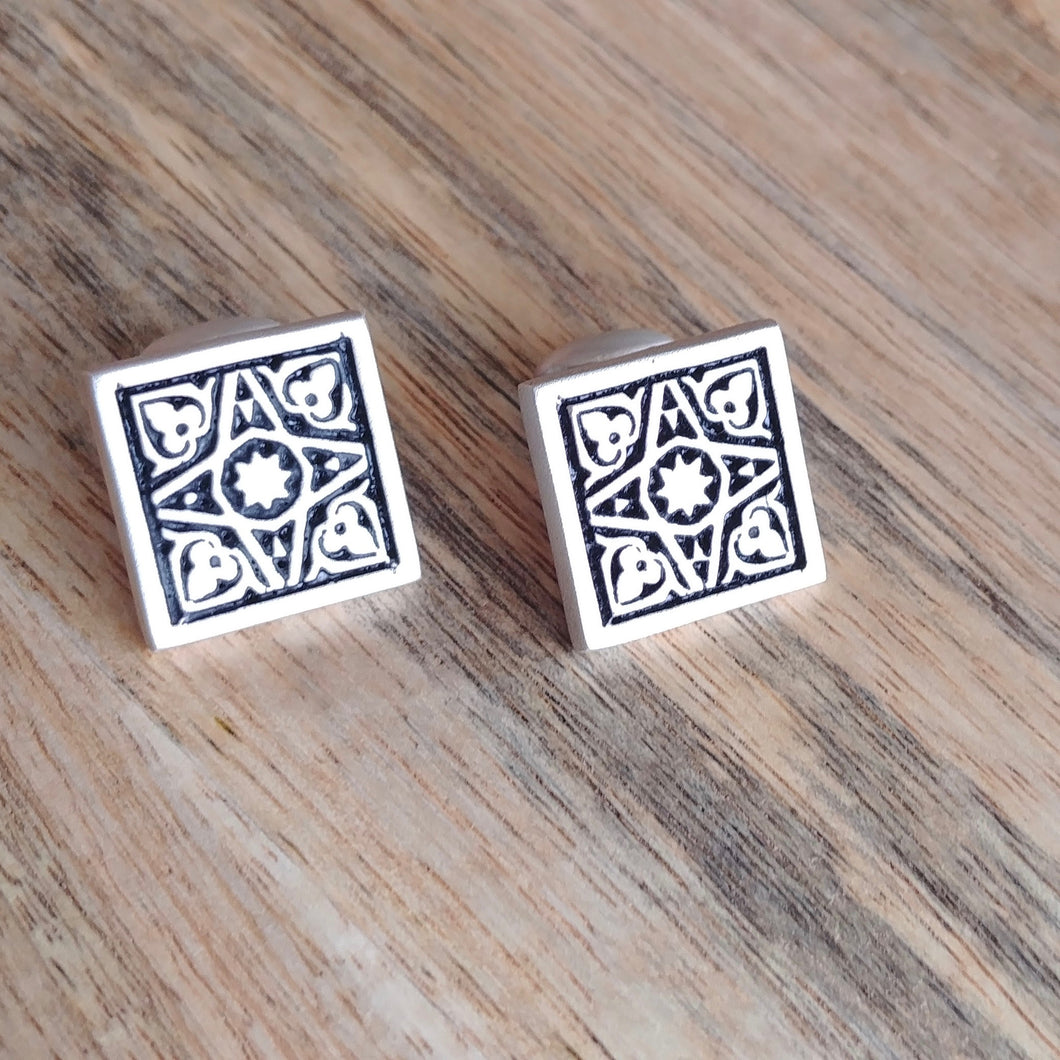 FOUR GARDENS, Sterling Silver Cufflinks