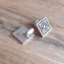 Load image into Gallery viewer, FOUR GARDENS, Sterling Silver Cufflinks
