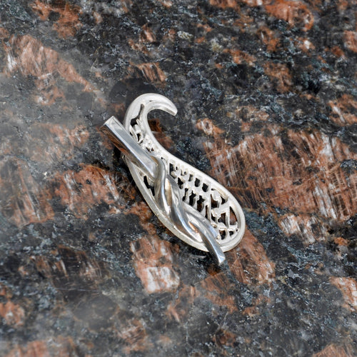 SHIVERS OF HEART, Set of Pendant and Earrings, Sterling Silver