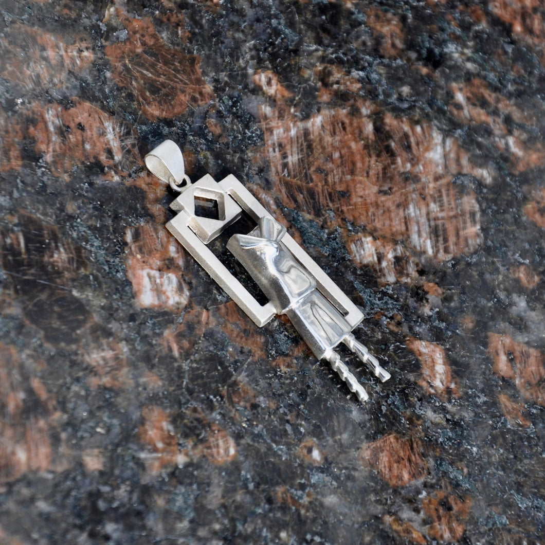 YOUR'E THE ONLY DIVINE FLESH, Pendant of Sterling Silver