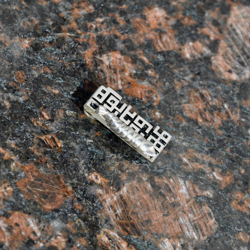 MEMORIAL OF..., Set of Pendant and Earrings, Sterling Silver