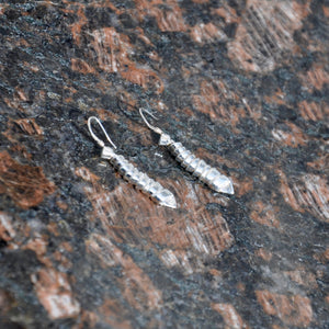 MEMORIAL OF..., Set of Pendant and Earrings, Sterling Silver