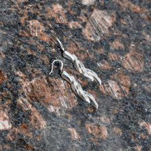 Load image into Gallery viewer, SHIVERS OF HEART, Set of Pendant and Earrings, Sterling Silver