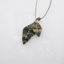 Load image into Gallery viewer, Mid summer leaves macrame jewellery set, Necklace and earrings, Sterling silver hooks and bail. Adjustable, Handmade, Picasso jasper