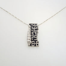 Load image into Gallery viewer, MEMORIAL OF..., Set of Pendant and Earrings, Sterling Silver