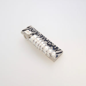 STANDING AWAIT, FOR A COMPENSATION OF MY LOVE, Set of Pendant and Earrings, Sterling Silver