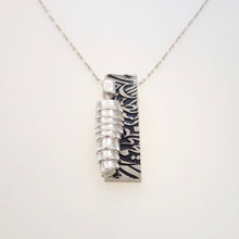 Load image into Gallery viewer, STANDING AWAIT, FOR A COMPENSATION OF MY LOVE, Set of Pendant and Earrings, Sterling Silver