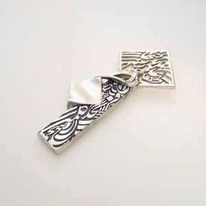 LIGHT OF WISDOM, Pendant of Sterling Silver