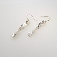 Load image into Gallery viewer, WATCH MY HEART IS DYING, Pair of Earrings, Sterling Silver
