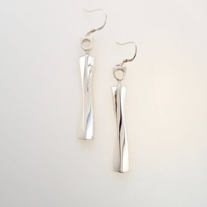 DANCING, Pair of Earrings, Sterling Silver