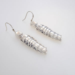 STANDING AWAIT, FOR A COMPENSATION OF MY LOVE II, Pair of Earrings, Sterling Silver