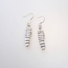 Load image into Gallery viewer, STANDING AWAIT, FOR A COMPENSATION OF MY LOVE, Set of Pendant and Earrings, Sterling Silver