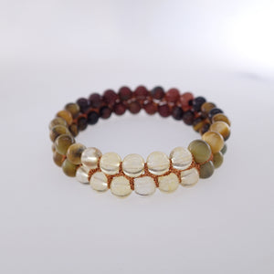Chakra gemstone bracelet for The Solar Plexus (Navel) Chakra, designed by Pellara. Made in Canada. Birthstone gift for Gemini, Leo, Virgo, Aries, Libra & pisces zodiacs.