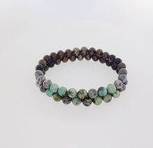 Load image into Gallery viewer, Gemstone bracelet by Pellara, myth of Phoenix ashes, The Crown, Third Eye, Heart, Sacral and Base Chakras