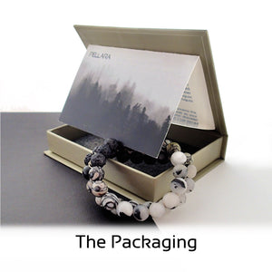 Gift Package for Gemstone Jewellery set by Pellara, Yin & Yang, Leo, Virgo, Scorpio, Cancer, Taurus & Gemini zodiacs. 6, 8 & 10mm.