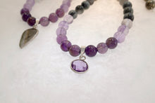 Load image into Gallery viewer, Gemstone Jewellery Set, Golden memories by Pellara, The Crown, Third eye, Heart, Solar Plexus &amp; sacral chakras.