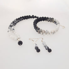Load image into Gallery viewer, Gemstone Jewellery set by Pellara, Yin &amp; Yang, Leo, Virgo, Scorpio, Cancer, Taurus &amp; Gemini zodiacs. 6, 8 &amp; 10mm.