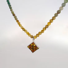 Load image into Gallery viewer, Gemstone necklace, earrings and bracelet jewellery set by Pellara, inspired by stormy sea. attraction, Aquarius, Gemini, Scorpio, Leo, Virgo &amp; Capricorn zodiacs. 